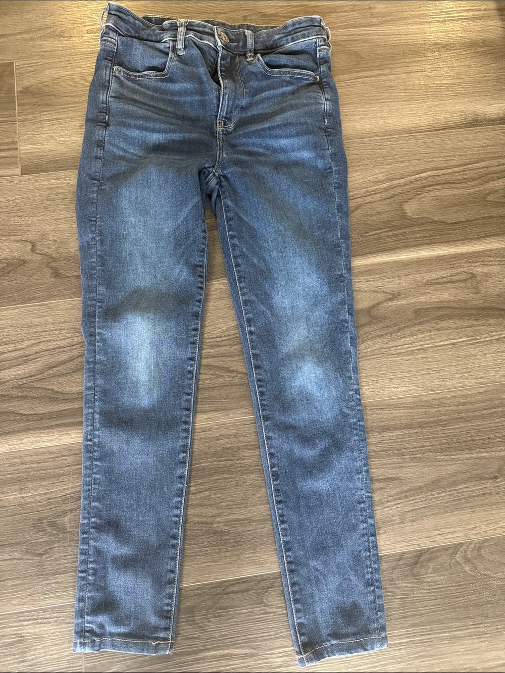 American Eagle Outfitters Skinny Jeans in Blue Wash